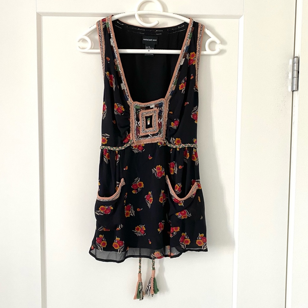 Central Park West Silk Top